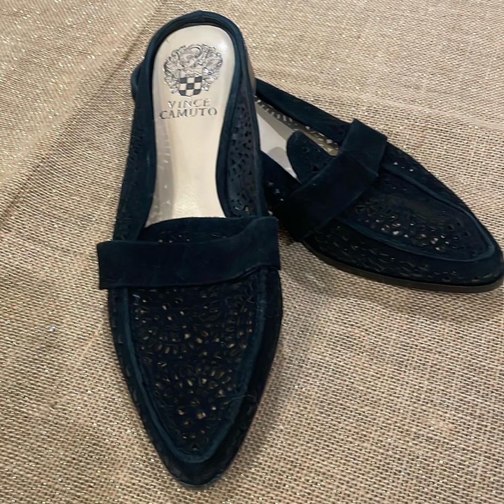 Vince Camuto perforated mules
